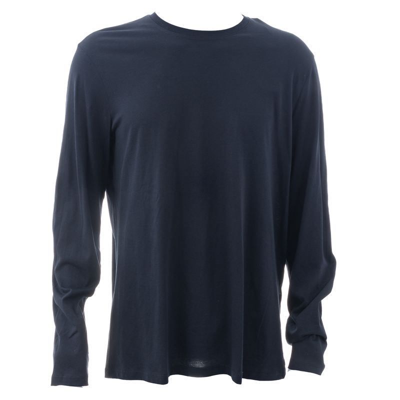 Blusa-Armani-Exchange-Manga-Longa-Marinho