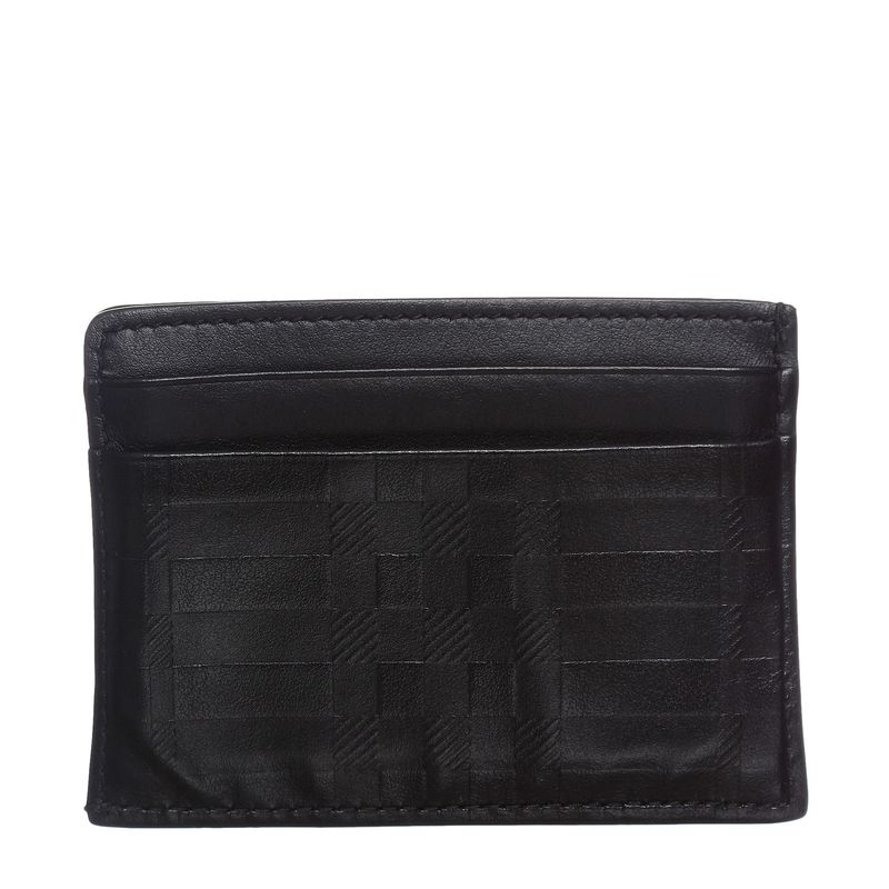 Porta-Cartao-Burberry-Couro-Preto