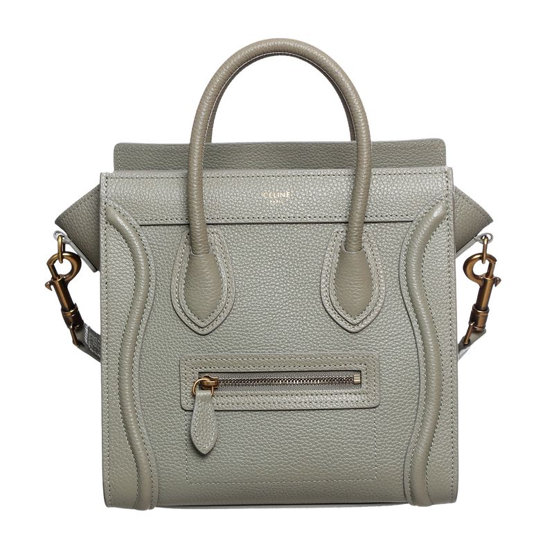 Bolsa-Celine-Luggage-Nano-Cinza