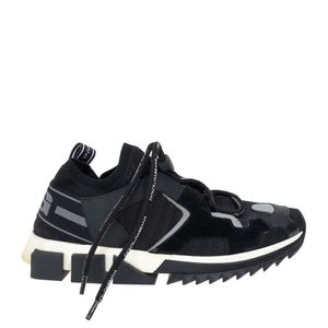 Tênis Dolce & Gabbana Tecido e Couro Preto