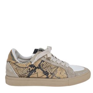 Tênis Zadig & Voltaire em Couro Exótico e Camurça