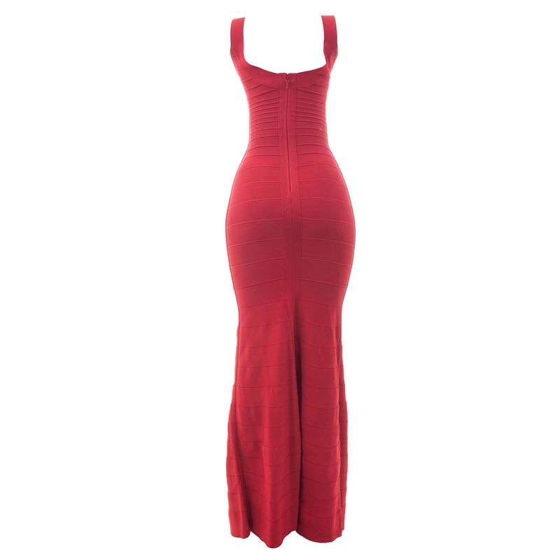 Vestido-Herve-Leger-Longo-Vermelho