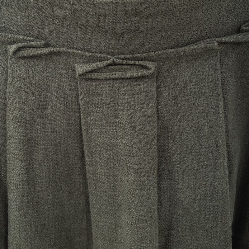 Saia-Cris-Barros-Midi-Rami-Verde-Militar
