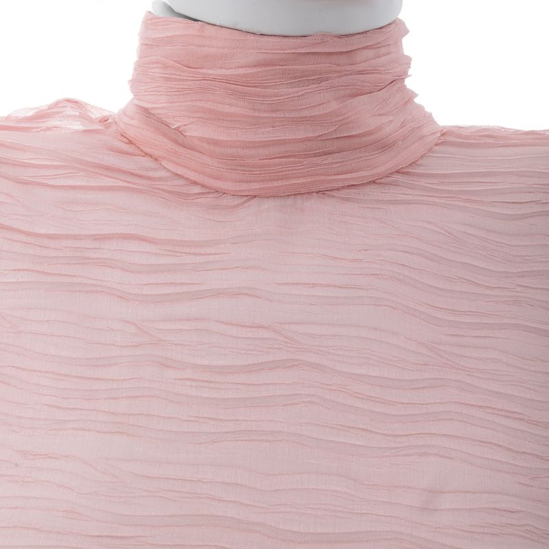 Vestido-Paula-Raia-Longo-Plissado-Rosa