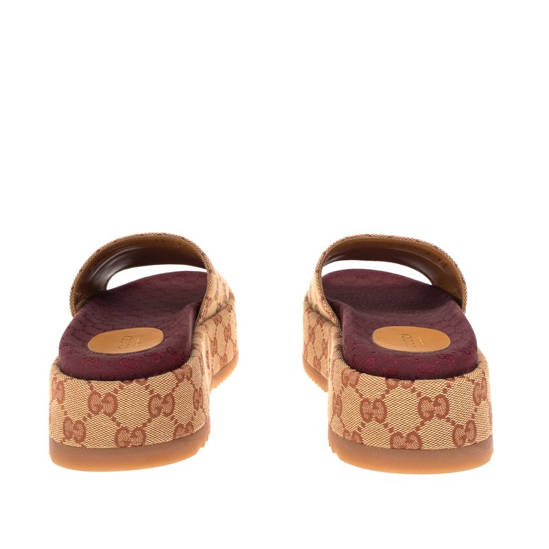 Sandalia-Gucci-Slide-Plataforma-Monograma