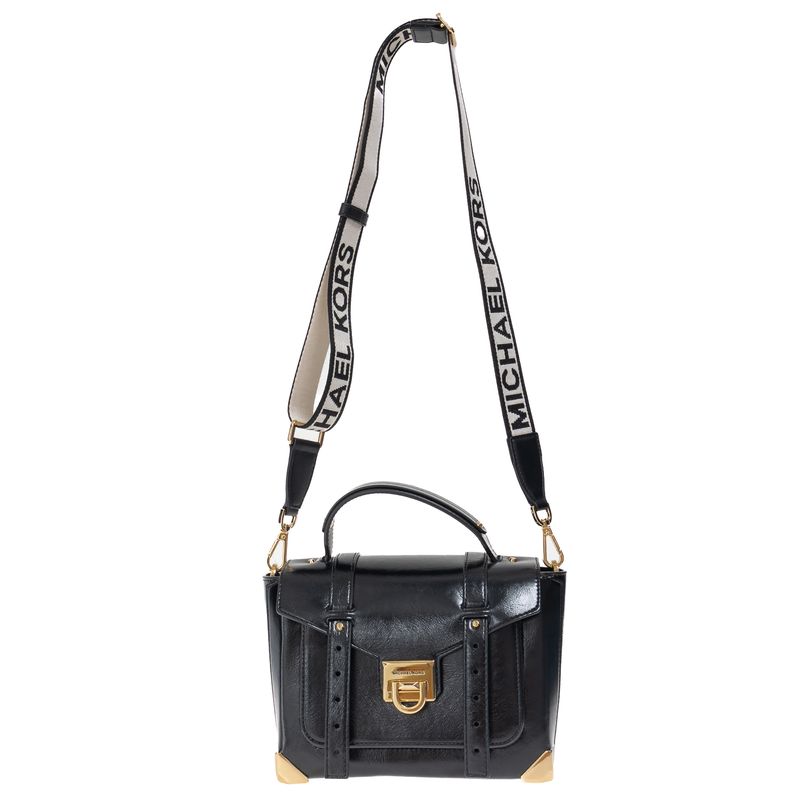 Bolsa-Michael-Kors-com-Alca-de-Mao-Preta