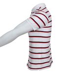 Blusa-Polo-Lacoste-Infantil-Listrada-Branca