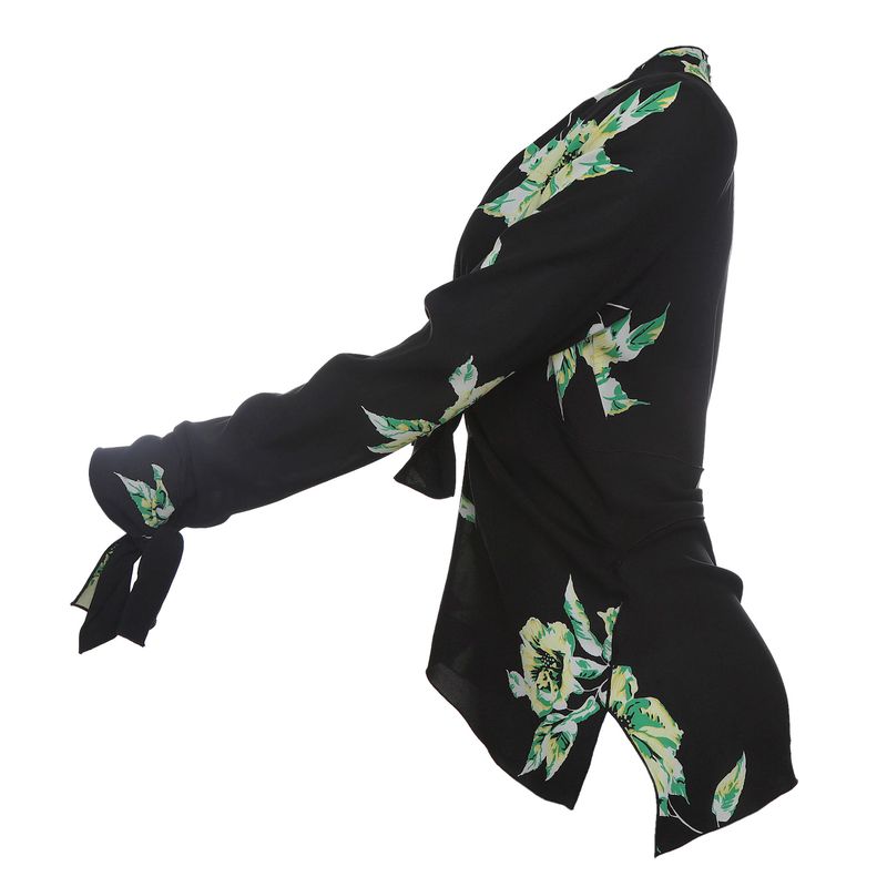 Blusa-Proenza-Schouler-Floral-Preta