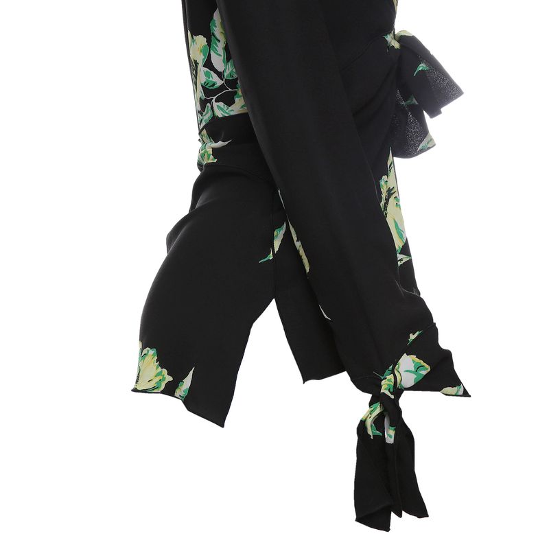 Blusa-Proenza-Schouler-Floral-Preta