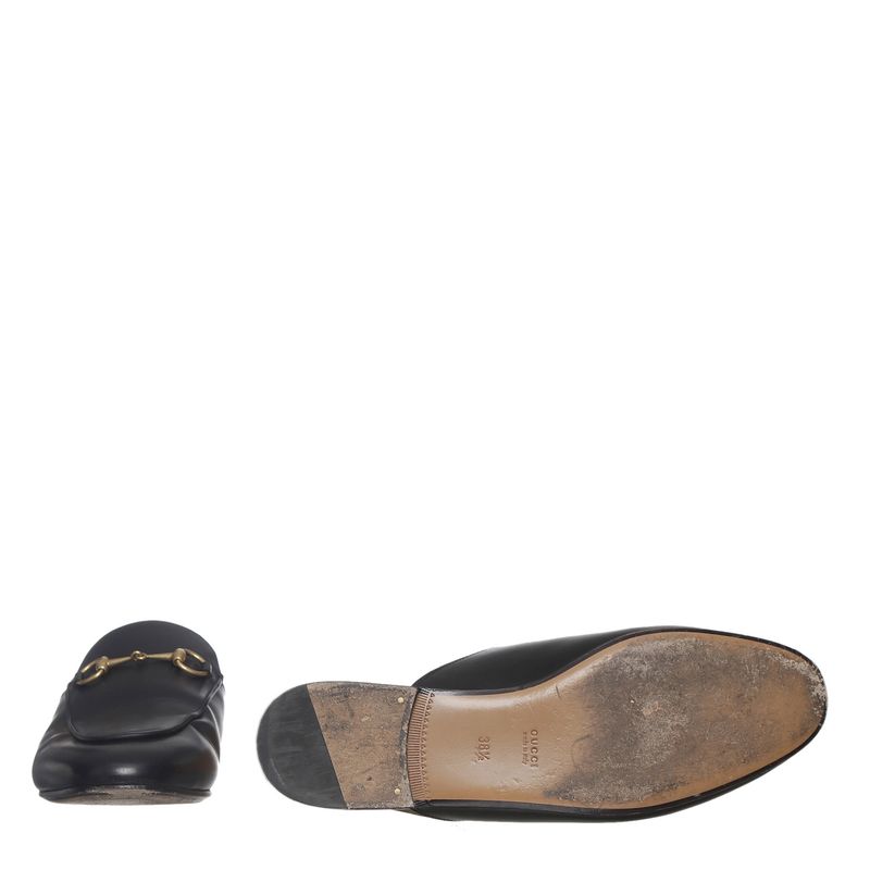 Sapato-Gucci-Mule-Princetown-Couro-Preto