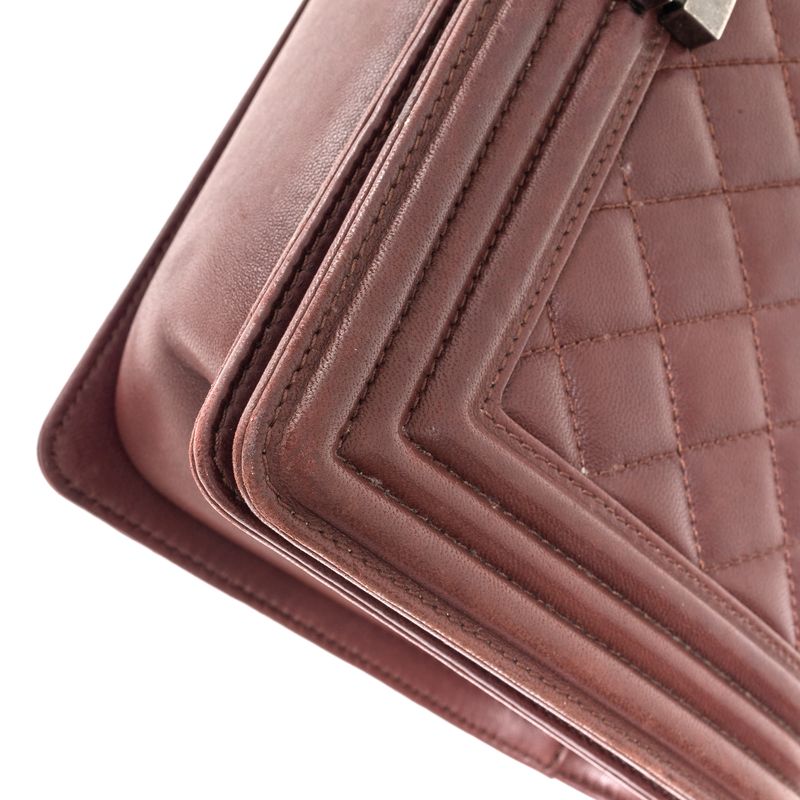 Bolsa-Chanel-Boy-Media-Marrom