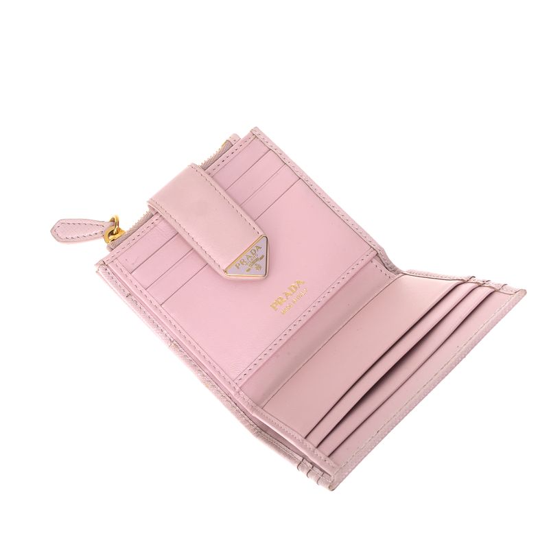 Carteira-Prada-Pequena-Saffiano-Rosa