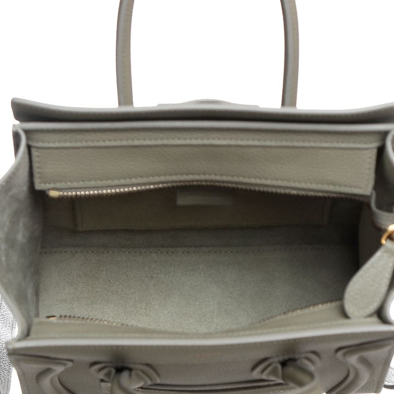 Bolsa-Celine-Luggage-Nano-Cinza