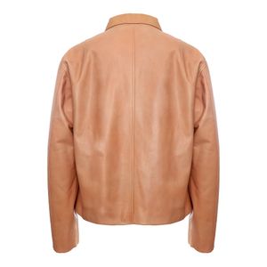 Jaqueta Jil Sander Couro Bege