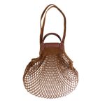 Bolsa-Longchamp-Le-Pliage-Mesh-Caramelo