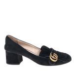 Sapato-Gucci-Franja-Double-G-Camurca-Preto