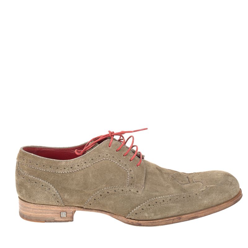 Sapato-Louis-Vuitton-Oxford-Camurca-Bege