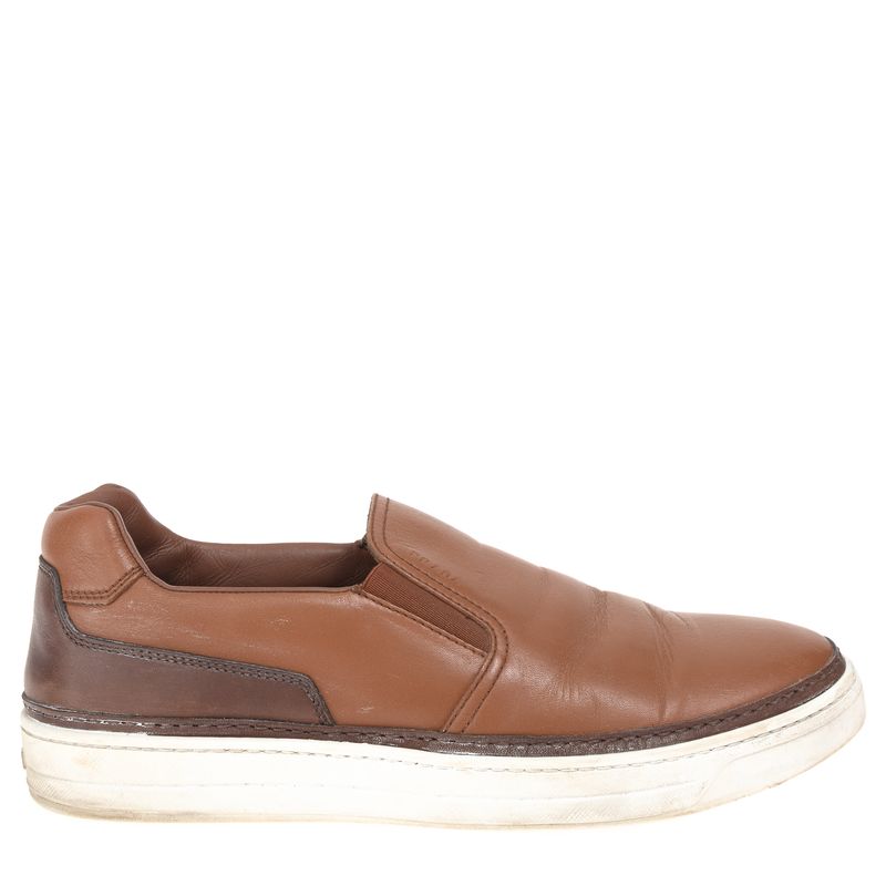 Tenis-Prada-Slip-On-Couro-Caramelo-