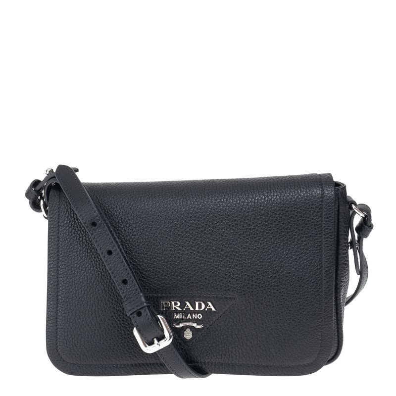 Bolsa-Prada-Flou-Flap-Preta