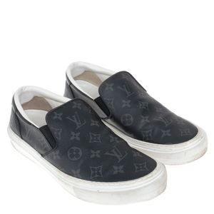 Tênis Louis Vuitton Slip On Monograma Grafite
