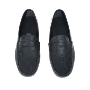 Mocassim Gucci Signature Driver Preto