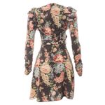 Vestido-Zimmermann-Floral-Cinza