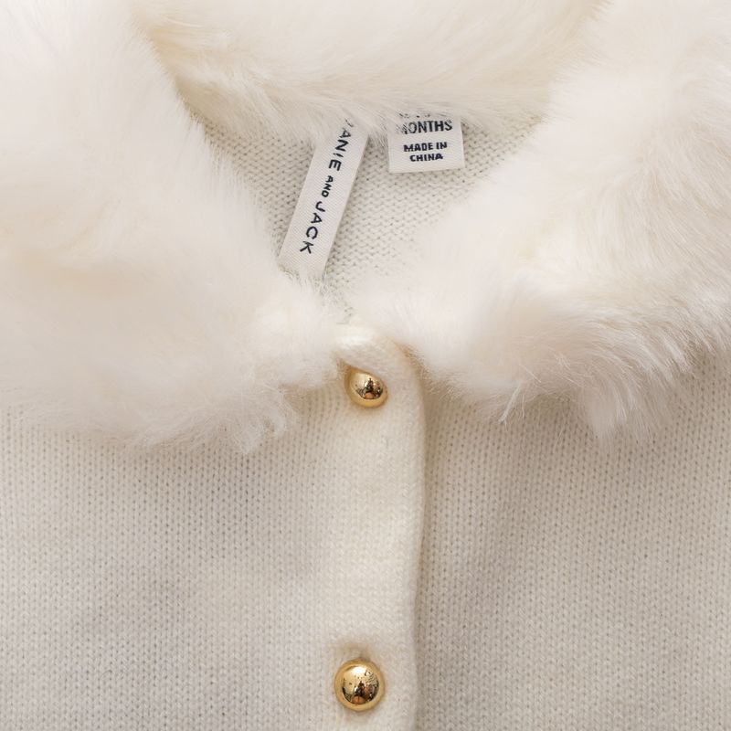 Cardigan-Janie-and-Jack-com-Pelos-Branco