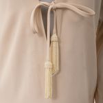 Vestido-Cris-Barros-Tassel-Bege