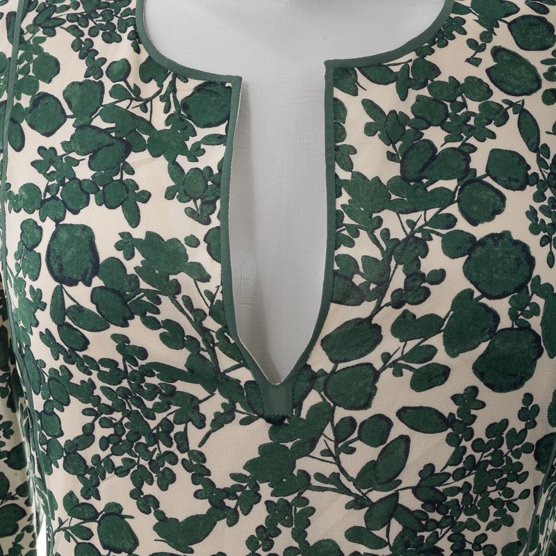 Vestido-Tory-Burch-Manga-Longa-Estampado