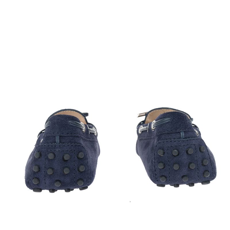 Mocassim-Tod-s-Gommino-Camurca-Azul