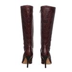 Bota-Christian-Dior-Couro-Marrom-Cano-Alto