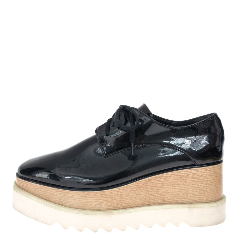 Tenis-Plataforma-Stella-McCartney-Elyse-Verniz-Preto