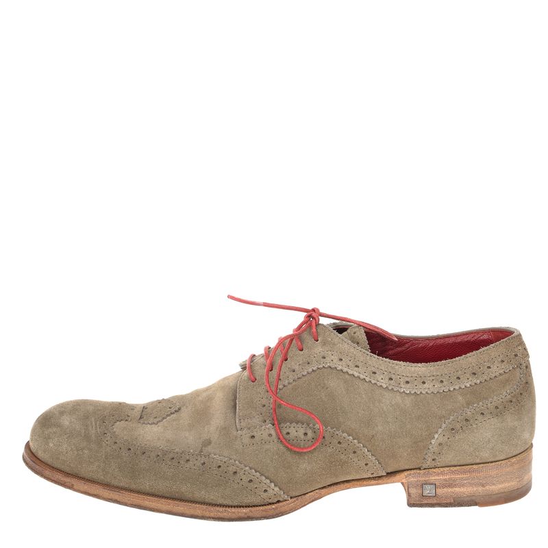 Sapato-Louis-Vuitton-Oxford-Camurca-Bege