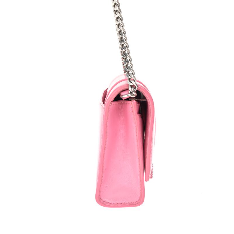 Bolsa-Balenciaga-Wallet-on-Chain-Hourglass-Rosa