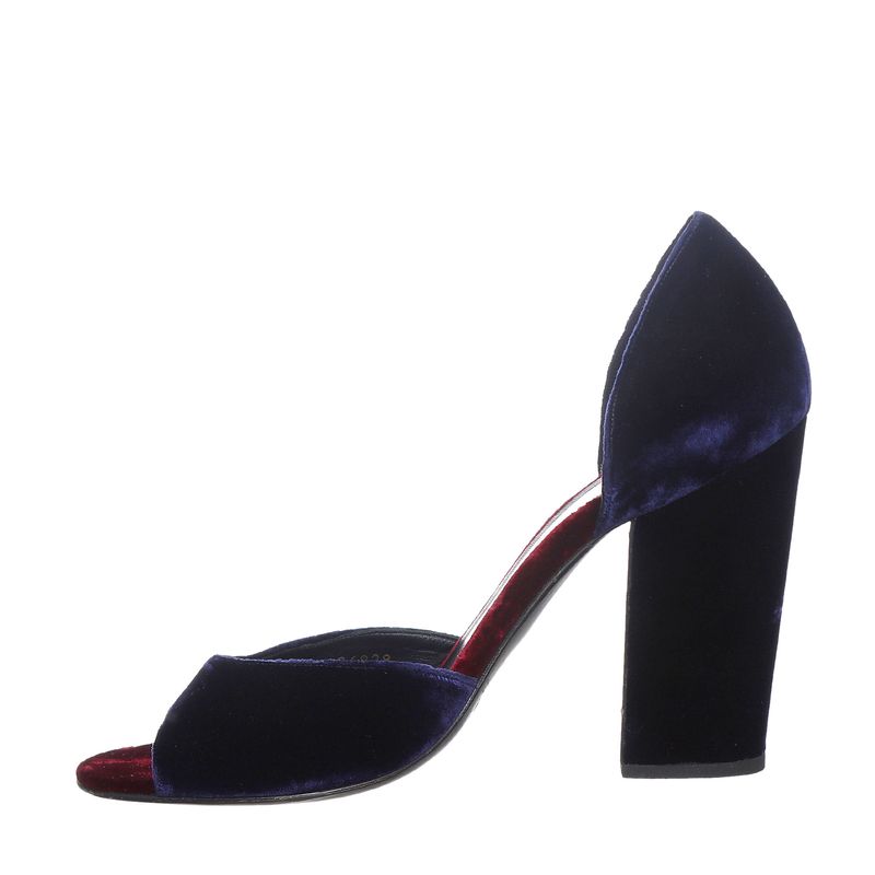 Sandalia-Chanel-Veludo-Bicolor-