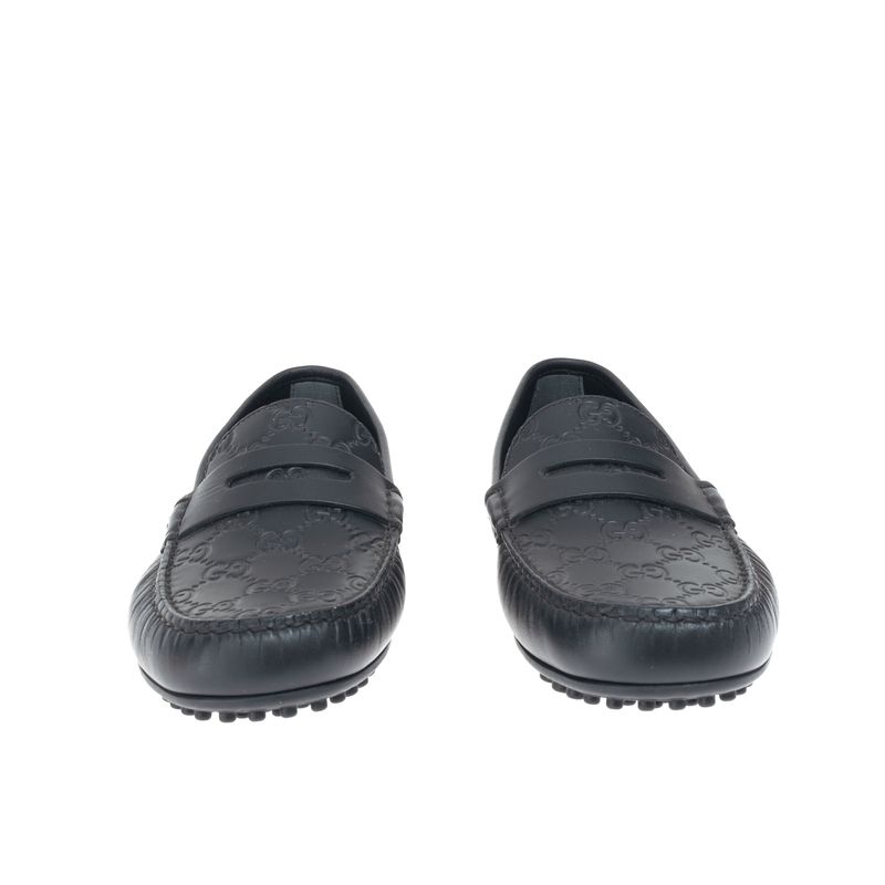 Mocassim-Gucci-Signature-Driver-Preto