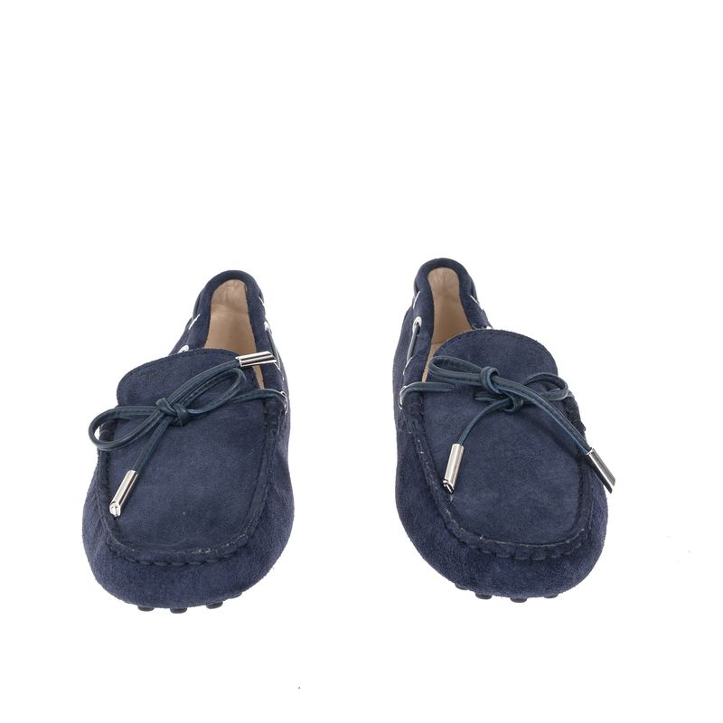 Mocassim-Tod-s-Gommino-Camurca-Azul