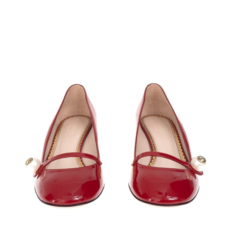 Sapato-Gucci-Arielle-Mary-Jane-Verniz-Vermelho