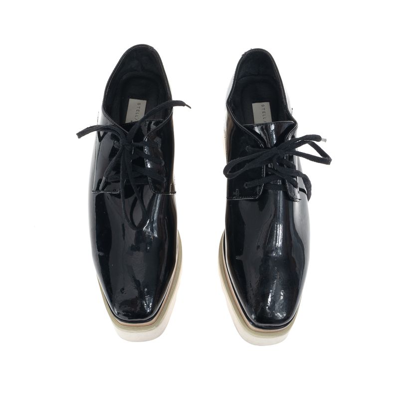 Tenis-Plataforma-Stella-McCartney-Elyse-Verniz-Preto