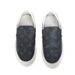 Tenis-Louis-Vuitton-Slip-On-Monograma-Grafite