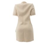 Vestido-Sandro-Jacquard-Branco