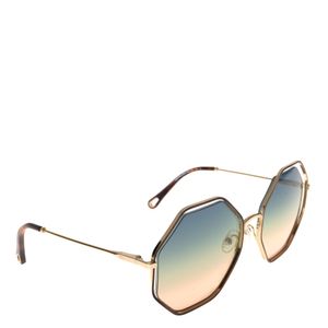 Óculos Chloé CE132s Hexagonal Marrom