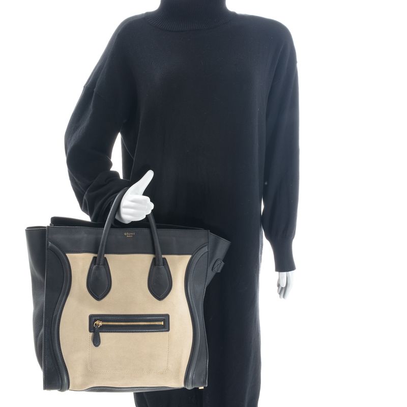 Bolsa-Celine-Luggage-Bicolor
