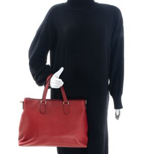 Bolsa Gucci Tote Bamboo Tassel Vermelha