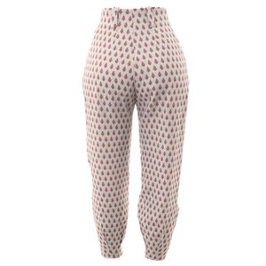 Calça Cris Barros Arabescos Fundo Azul
