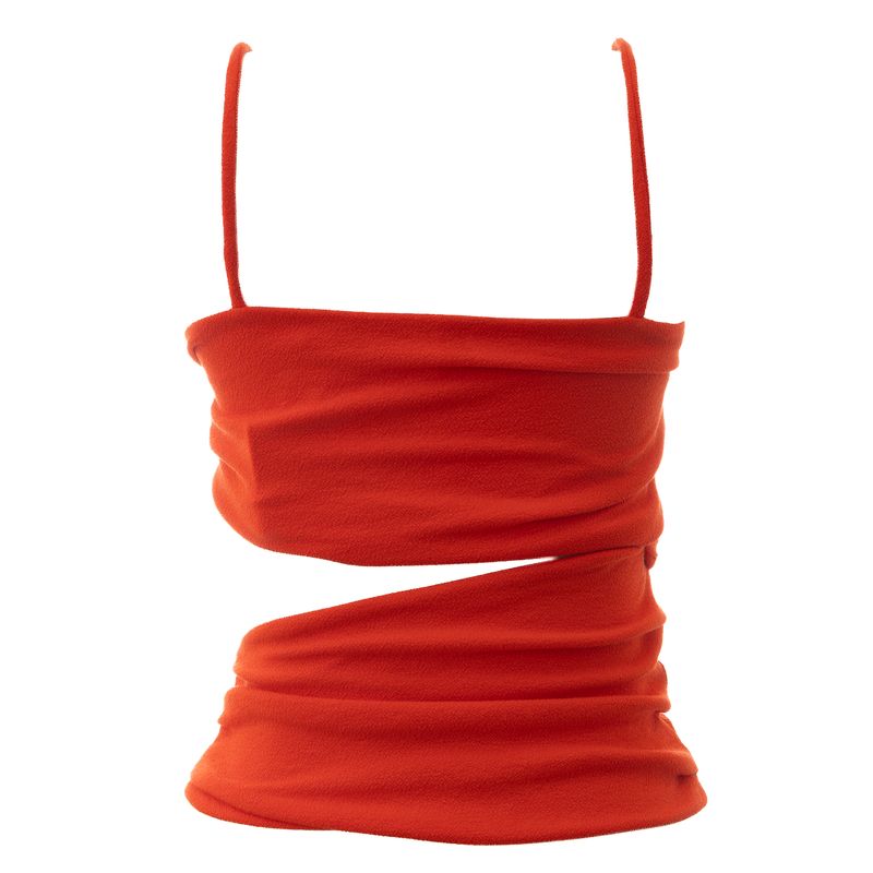 Blusa-Cris-Barros-Recorte-Laranja