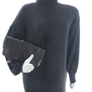 Bolsa Proenza Schouler Clutch Couro Exótico Preta