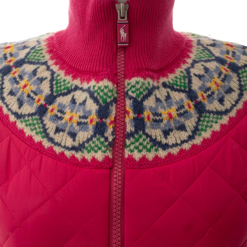 Casaco-Polo-Ralph-Lauren-Infantil-Nylon-e-Trico-Pink