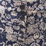 Calca-Ulla-Johnson-Sarja-Estampada-Azul-e-Branca