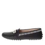 Mocassim-Tod-s-Driver-Pesponto-Preto-e-Branco